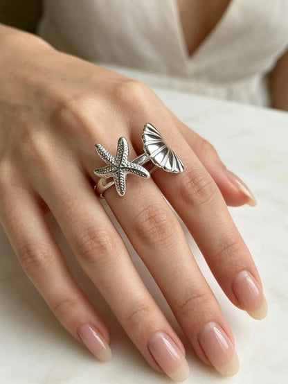 Anillo SEA plata · anillo de AMA, detalle 2